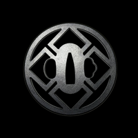 Shihō-bishi Iron Sukashi Tsuba 四方菱