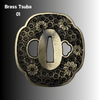 Brass Tsuba For Katana Wakizashi Tanto Samurai Sword | KatanaSwordArt Tsuba For Sale 2026