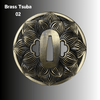 Brass Tsuba For Katana Wakizashi Tanto Samurai Sword | KatanaSwordArt Tsuba For Sale 2026