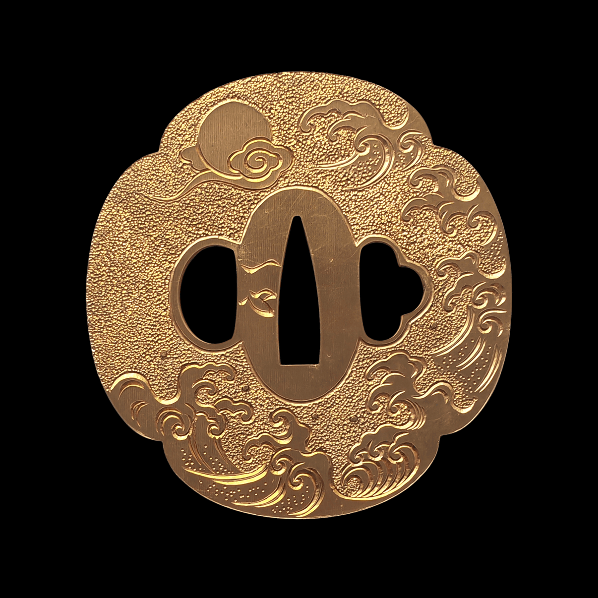 Clouds over the Rising Waves Tsuba 雲湧波生 | TangGu Sword United States 2026