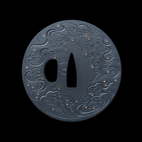 Golden Waves in the Night Tide Tsuba 金浪夜濤 | TangGu Sword United States 2026