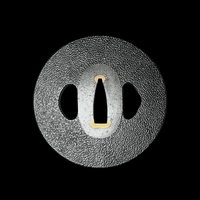 Ishime - ji Iron Tsuba with Sekigane 石目鉄鐔 | TangGu Sword United States 2026