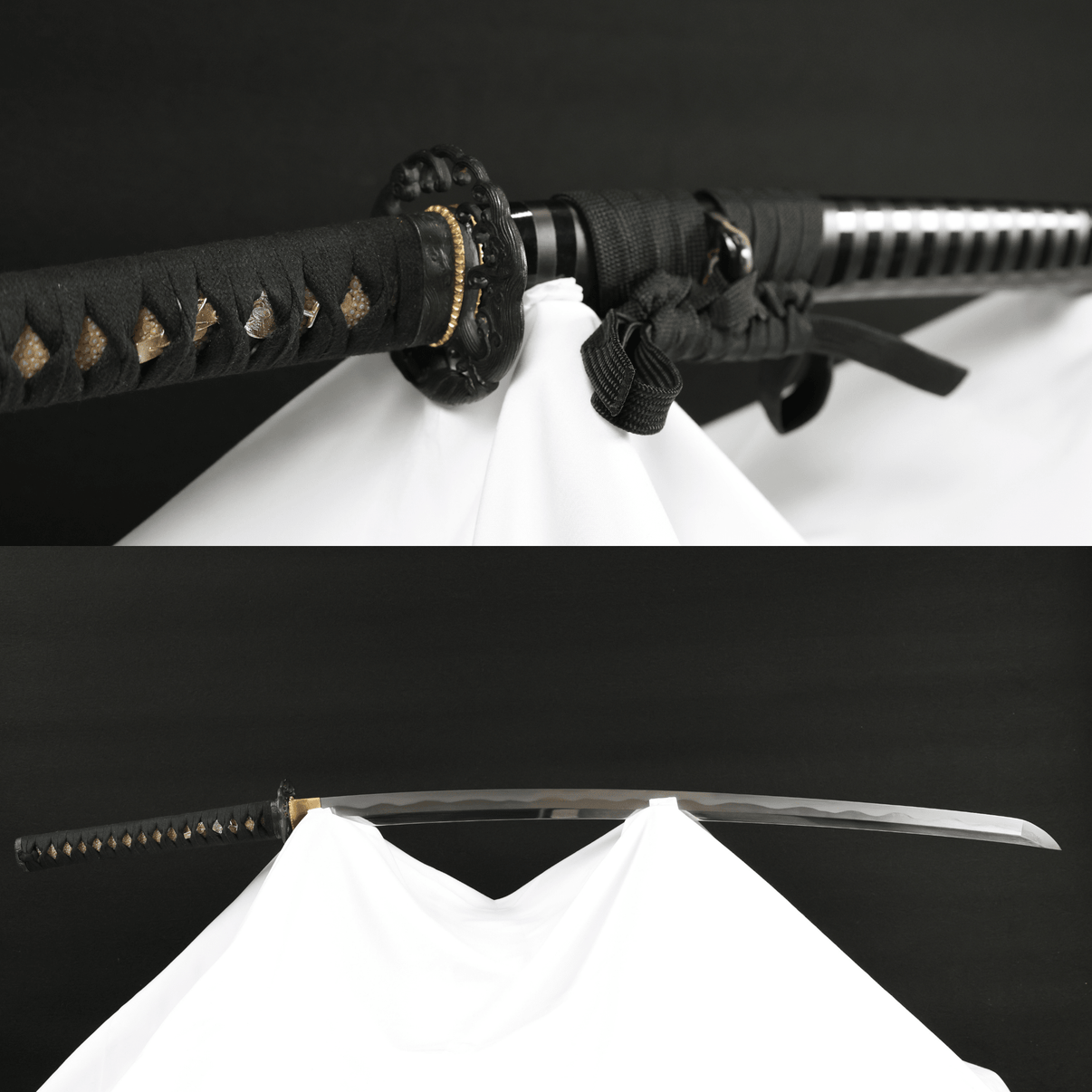 Katana Silent Wave Folded Steel Blade Kuronami Koshirae 玄濤 | TangGu Sword United States 2026
