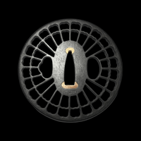 Kuruma Sukashi Tsuba with Sekigane 車輪透鐔 | TangGu Sword United States 2026