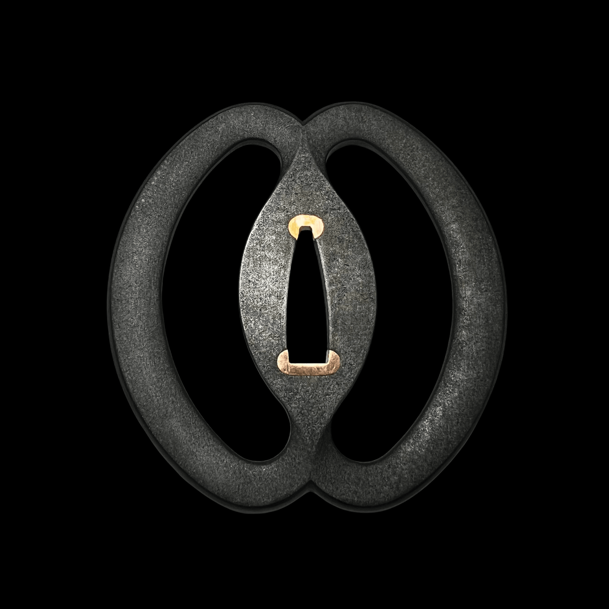 Musashi Sukashi Iron Tsuba with Sekigane 武蔵透鐔 | TangGu Sword United States 2026