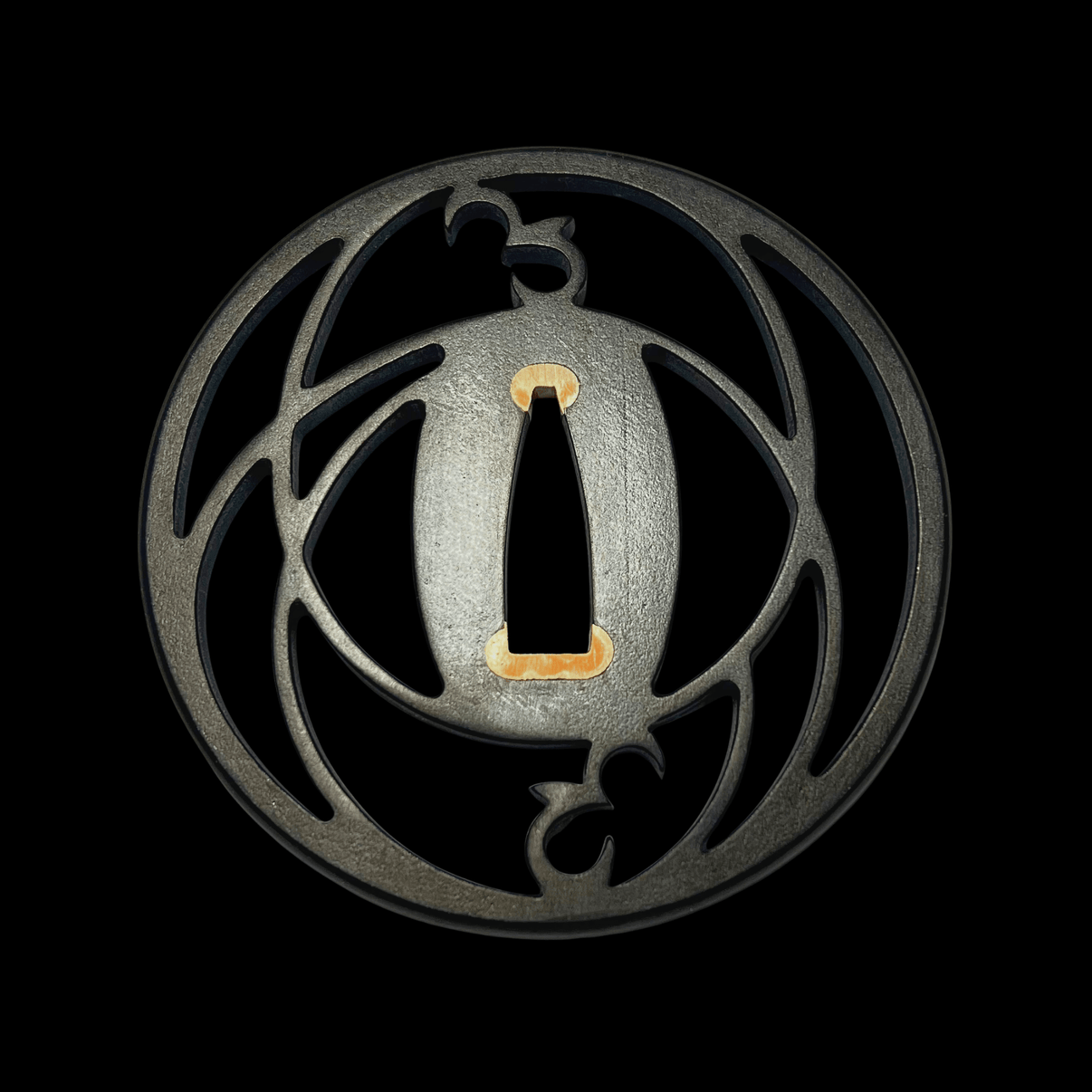 Musashino Sukashi Tsuba with Sekigane 武蔵野透鐔 | TangGu Sword United States 2026