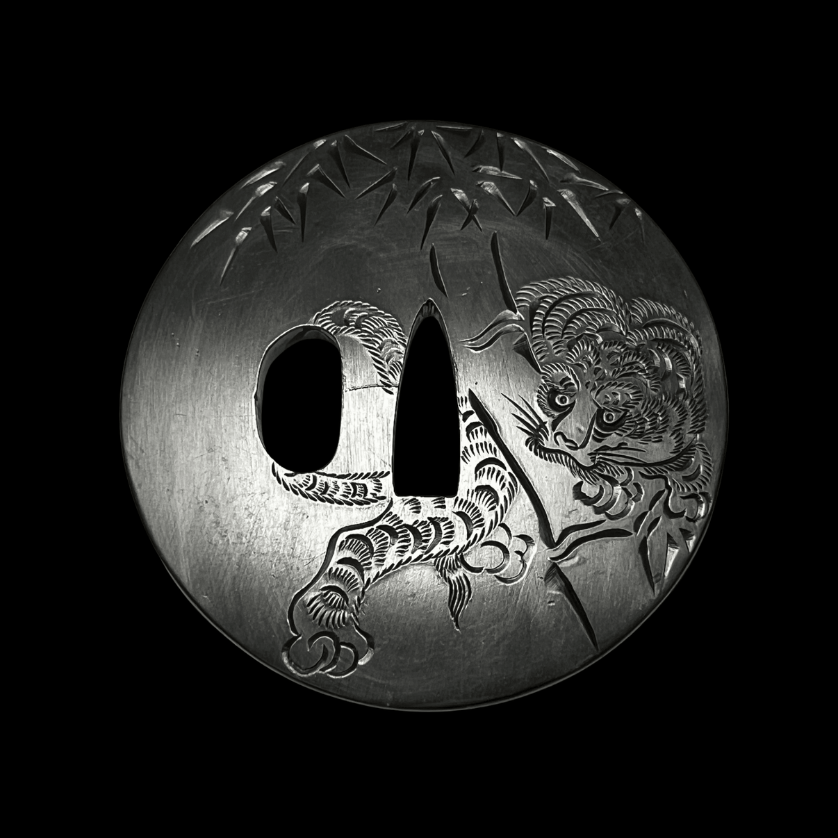 Tiger and Bamboo Tsuba 竹に虎 | TangGu Sword United States 2026